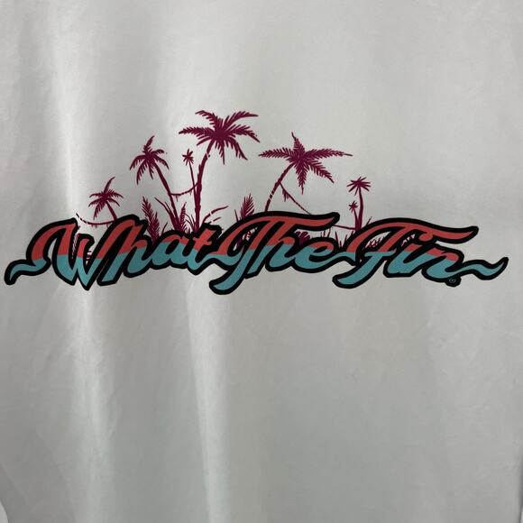 What The Fin Women's SM Chubby Mermaid Manatee Long Sleeve Swim Shirt - Picture 3 of 6